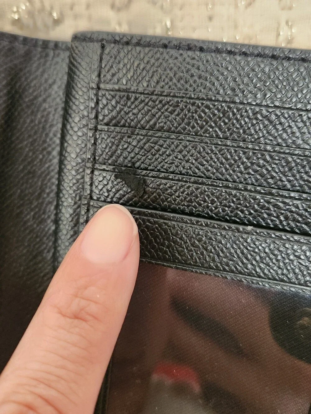 Coach Black Leather Snap Wallet with Gold Logo